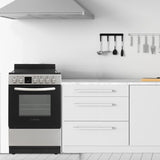 Equator 20 Electric Cooking Range 4 Ceramic Burner CONVECTION OVEN AIR FRYER SS
