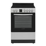 Equator 24 inch Electric Cooking Range 4 Ceramic Burner CONVECTION OVEN+AIR FRYER White