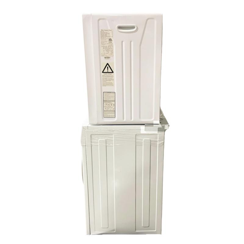Lavadora y secadora apilables compactas Equator, lavadora EW 822 de 1.57 pies cúbicos, secadora ED 848 de 2.6 pies cúbicos, 110V