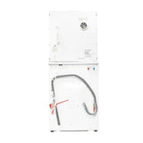 Lavadora y secadora apilables compactas Equator, lavadora EW 822 de 1.57 pies cúbicos, secadora ED 848 de 2.6 pies cúbicos, 110V