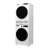 Conserv LUXE Stackable Washer Dryer Set – Compact 110V Washer & 220V Dryer for Apartments
