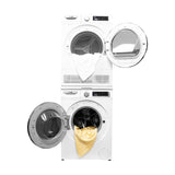 Conserv LUXE Stackable Washer Dryer Set – Compact 110V Washer & 220V Dryer for Apartments