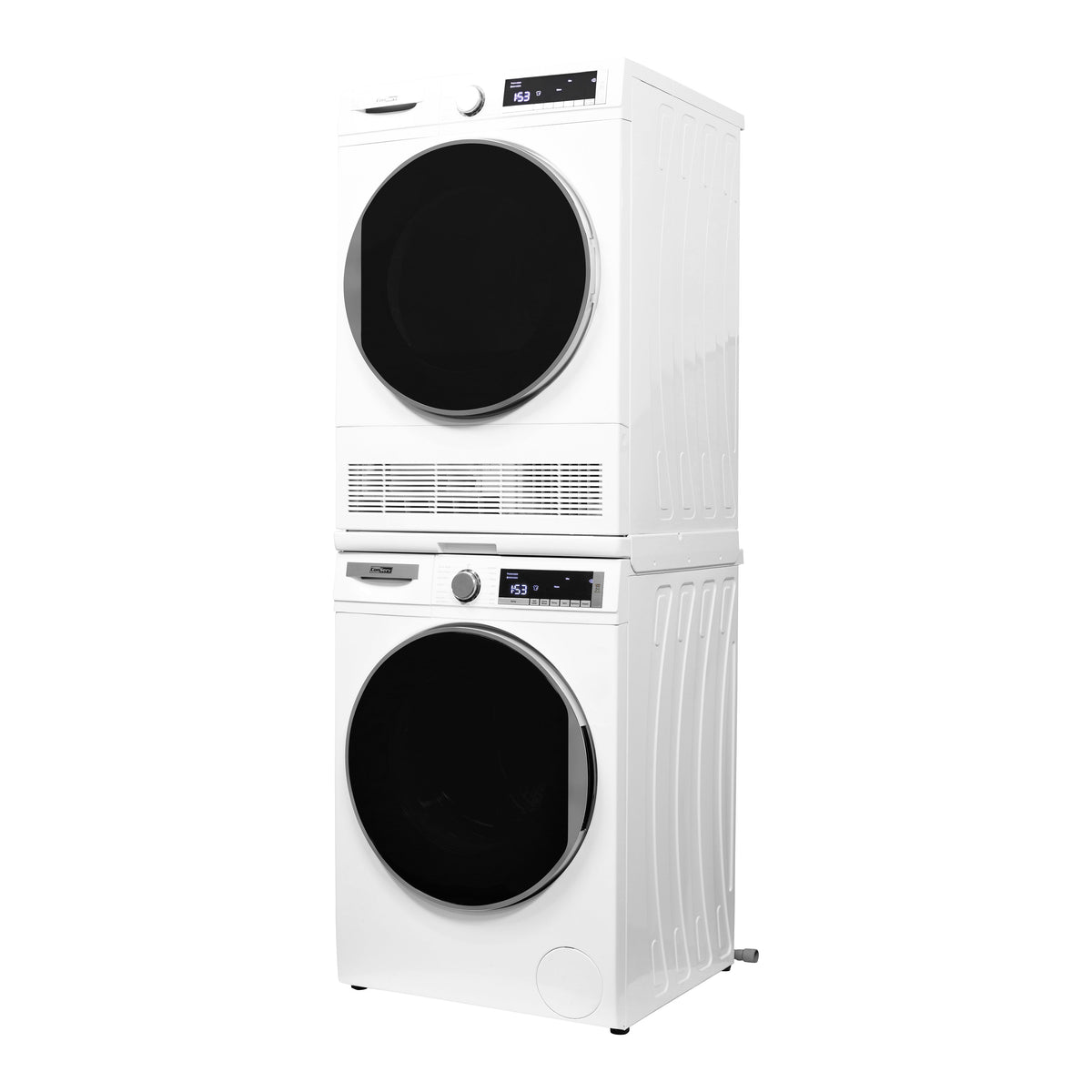 Conserv LUXE Stackable Washer Dryer Set – Compact 110V Washer & 220V Dryer for Apartments