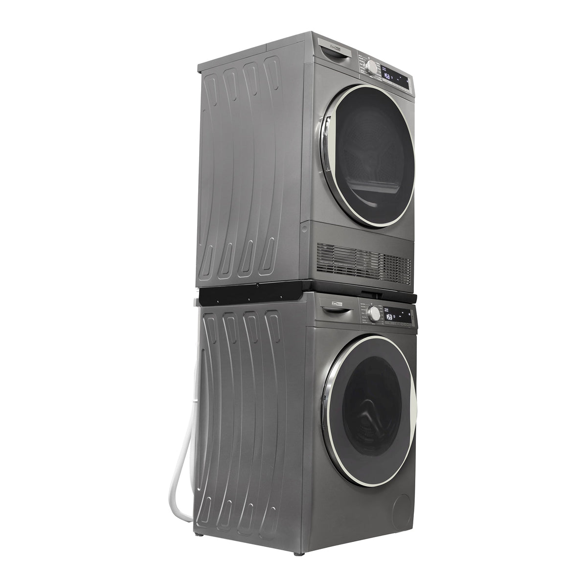 Conserv LUXE Stackable Washer Dryer Set – Compact 110V Washer & 220V Dryer for Apartments