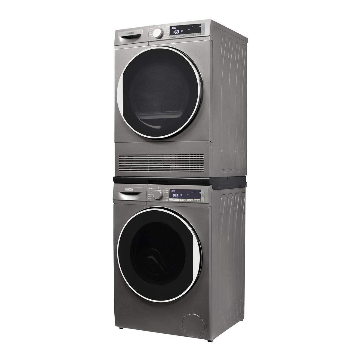 Conserv LUXE Stackable Washer Dryer Set – Compact 110V Washer & 220V Dryer for Apartments