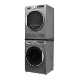 Conserv LUXE Stackable Washer Dryer Set – Compact 110V Washer & 220V Dryer for Apartments