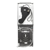 Conserv LUXE Stackable Washer Dryer Set – Compact 110V Washer & 220V Dryer for Apartments