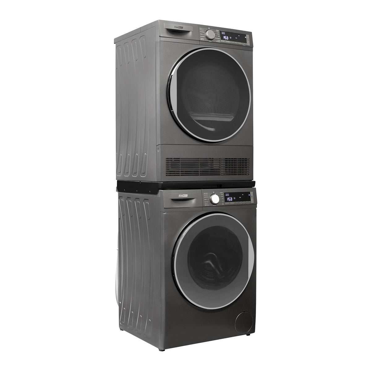 Conserv LUXE Stackable Washer Dryer Set – Compact 110V Washer & 220V Dryer for Apartments
