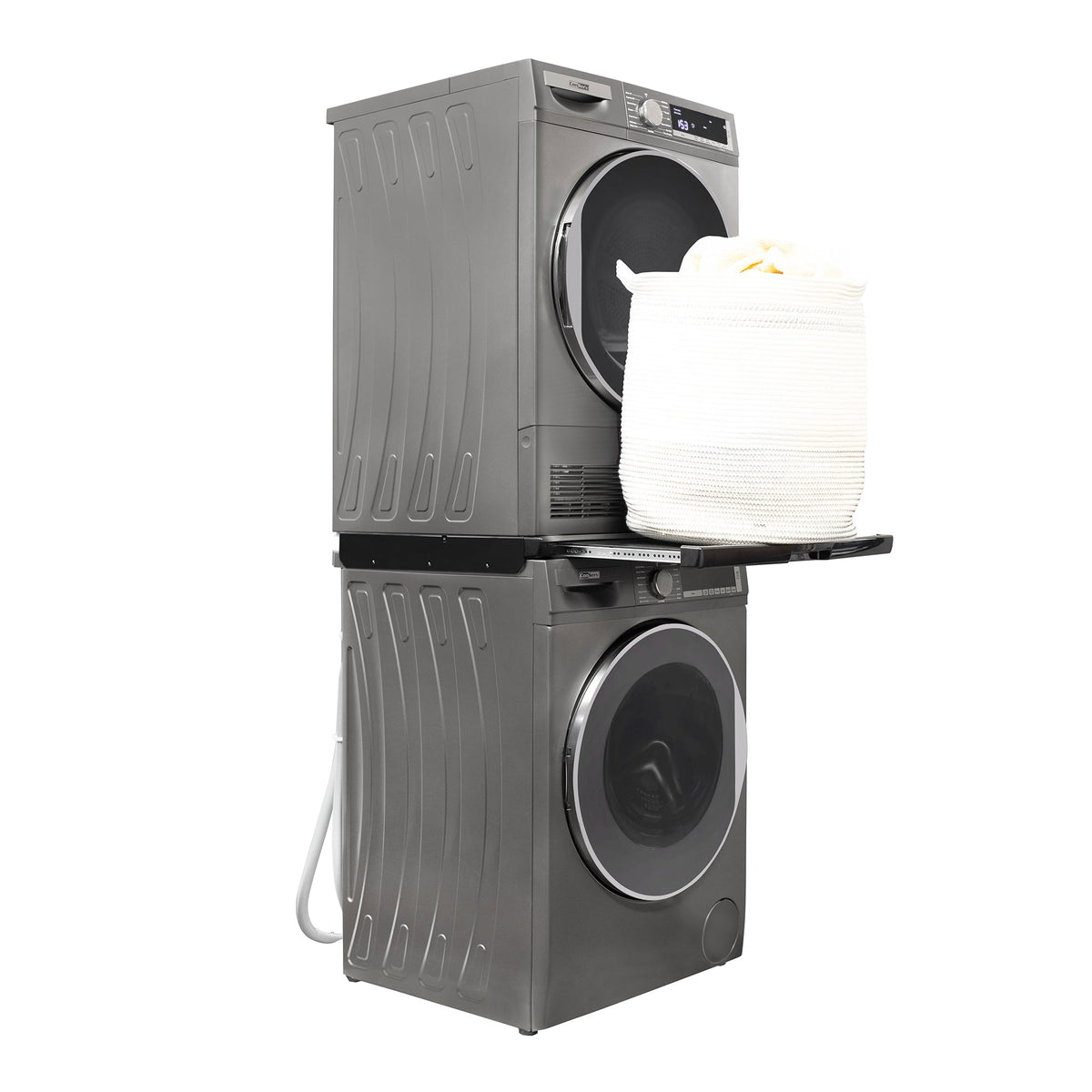 Conserv LUXE Stackable Washer Dryer Set – Compact 110V Washer & 220V Dryer for Apartments
