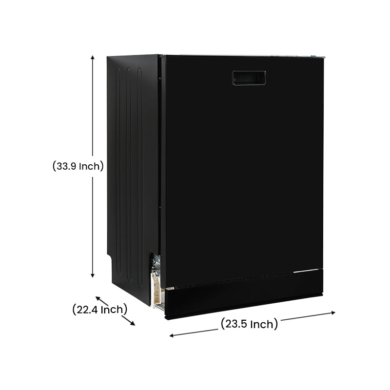 24 in 2440 Dishwasher Top Control 3rd Rack 15 place 3.4g QUIET 51 dB 110V EStar