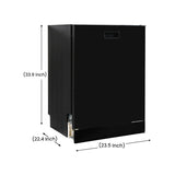 24 in 2440 Dishwasher Top Control 3rd Rack 15 place 3.4g QUIET 51 dB 110V EStar