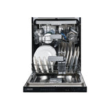 24 in 2440 Dishwasher Top Control 3rd Rack 15 place 3.4g QUIET 51 dB 110V EStar