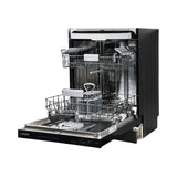 24 in 2440 Dishwasher Top Control 3rd Rack 15 place 3.4g QUIET 51 dB 110V EStar