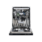 24 in 2440 Dishwasher Top Control 3rd Rack 15 place 3.4g QUIET 51 dB 110V EStar