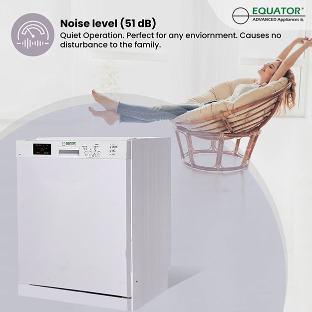 24 in 82 Series Dishwasher 14 place+Wine Rack 3.4g QUIET 51 dB 110V EStar