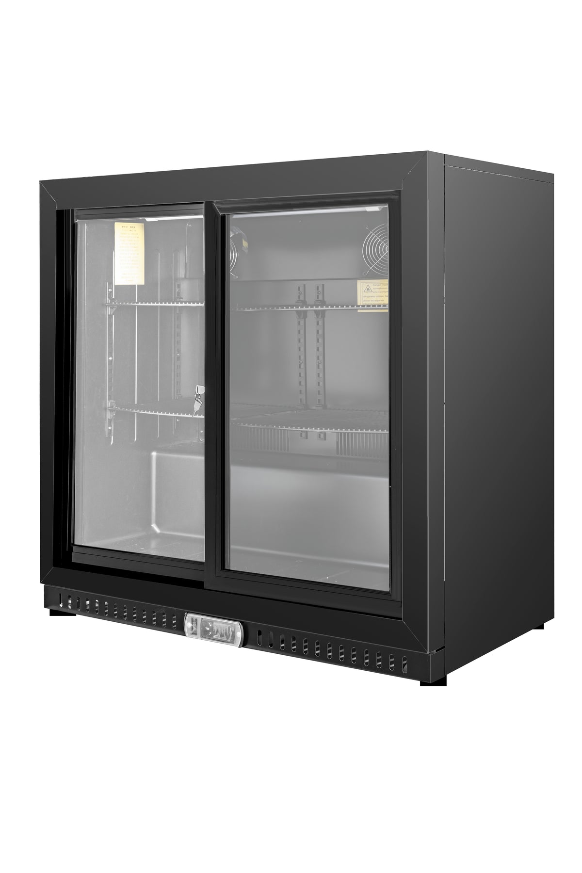 Equator-Vitlife Back Bar Cooler with 2 Sliding Glass Doors Under counter Beverage Refrigerator with LED,7.5 Cu.Ft.
