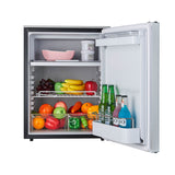 12V/DC Mini-Fridge Freezer 2.8cf Silver for RV BOAT OFF-GRID