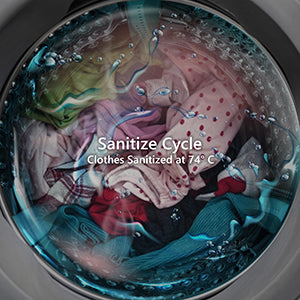Super Washer 1.9cf/18lbs Sani Allergen Winterize 1400RPM White 110V