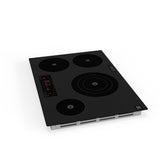 Placa de cocina híbrida eléctrica Equator de 30” – 4 quemadores (2 de inducción + 2 de cerámica), 9 niveles de potencia, 220V