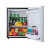 12V/DC Mini-Fridge Freezer 2.8cf Silver for RV BOAT OFF-GRID