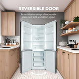 Conserv 11cf Bottom Freezer Refrigerator 24in w/ WINE RACK Stainless 110V