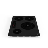 Placa de cocina híbrida eléctrica Equator de 30” – 4 quemadores (2 de inducción + 2 de cerámica), 9 niveles de potencia, 220V