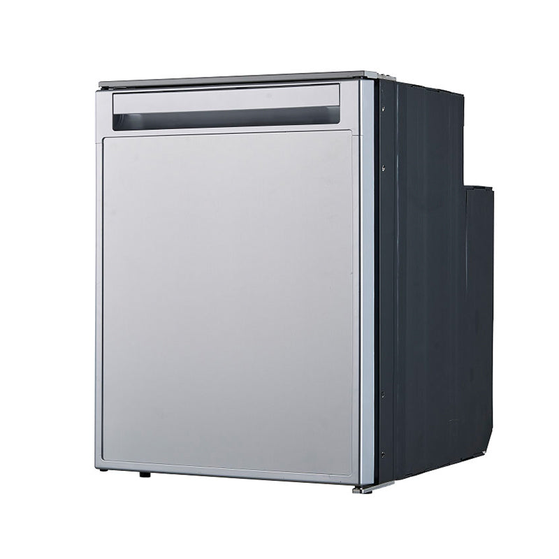 12V/DC Mini-Fridge Freezer 2.8cf Silver for RV BOAT OFF-GRID