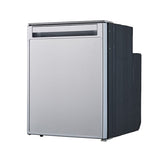 12V/DC Mini-Fridge Freezer 2.8cf Silver for RV BOAT OFF-GRID