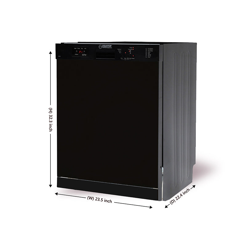 24 in 82 Series Dishwasher 14 place+Wine Rack 3.4g QUIET 51 dB 110V EStar