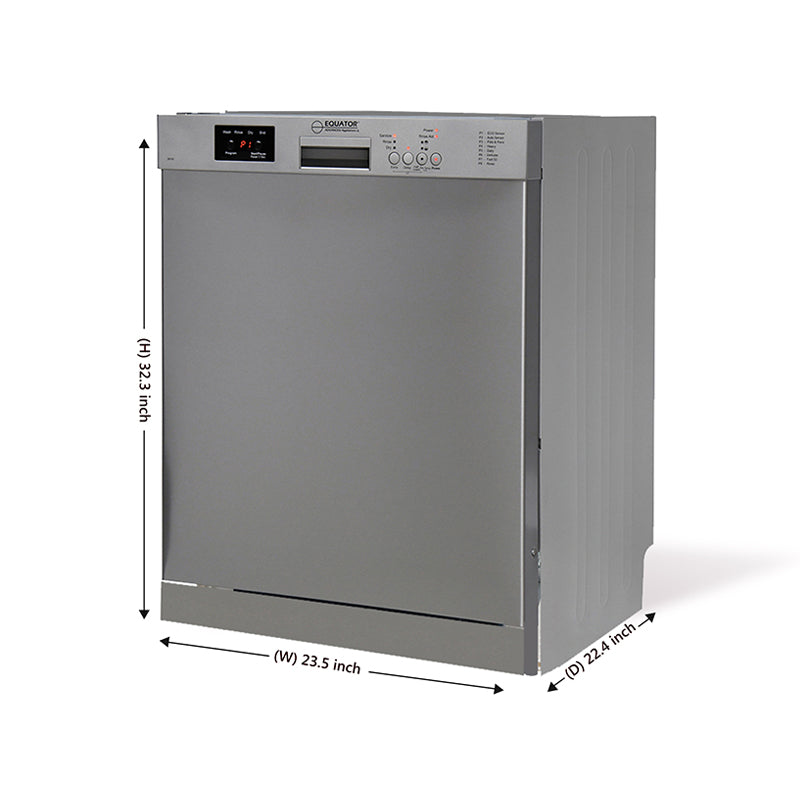 24 in 82 Series Dishwasher 14 place+Wine Rack 3.4g QUIET 51 dB 110V EStar