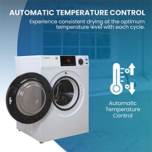 Deluxe 24 in 220V Vented SENSOR Dryer SANITIZE 4 cu.ft Touch Control DIGITAL