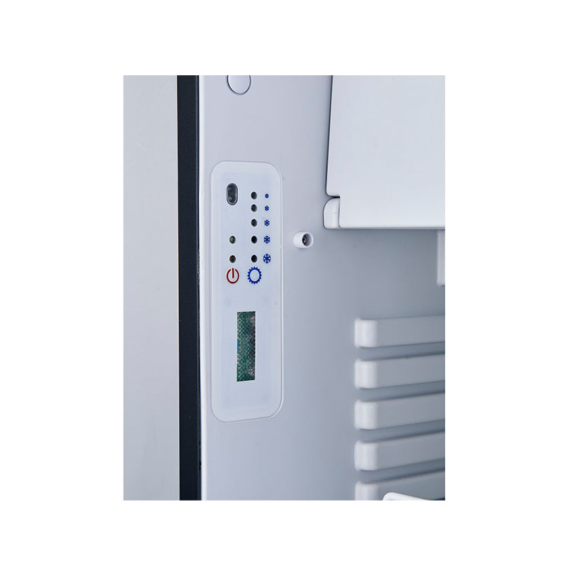 12V/DC Mini-Fridge Freezer 2.8cf Silver for RV BOAT OFF-GRID