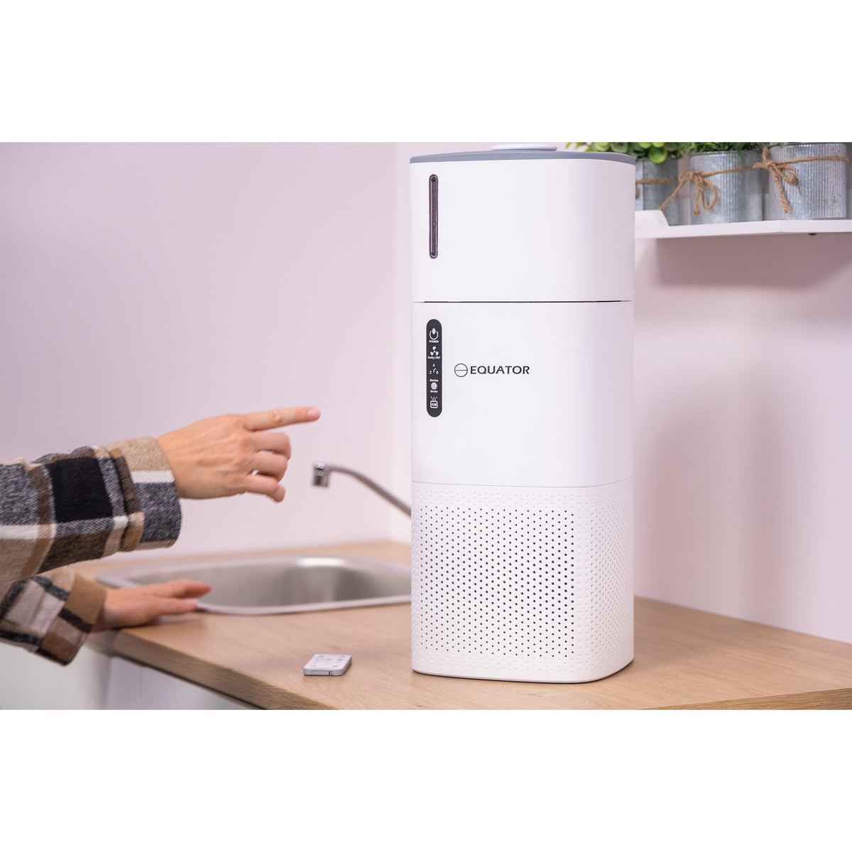 Equator HEPA Air Purifier Sterilizer Ionizer Humidifier PET Option 431sf 110V