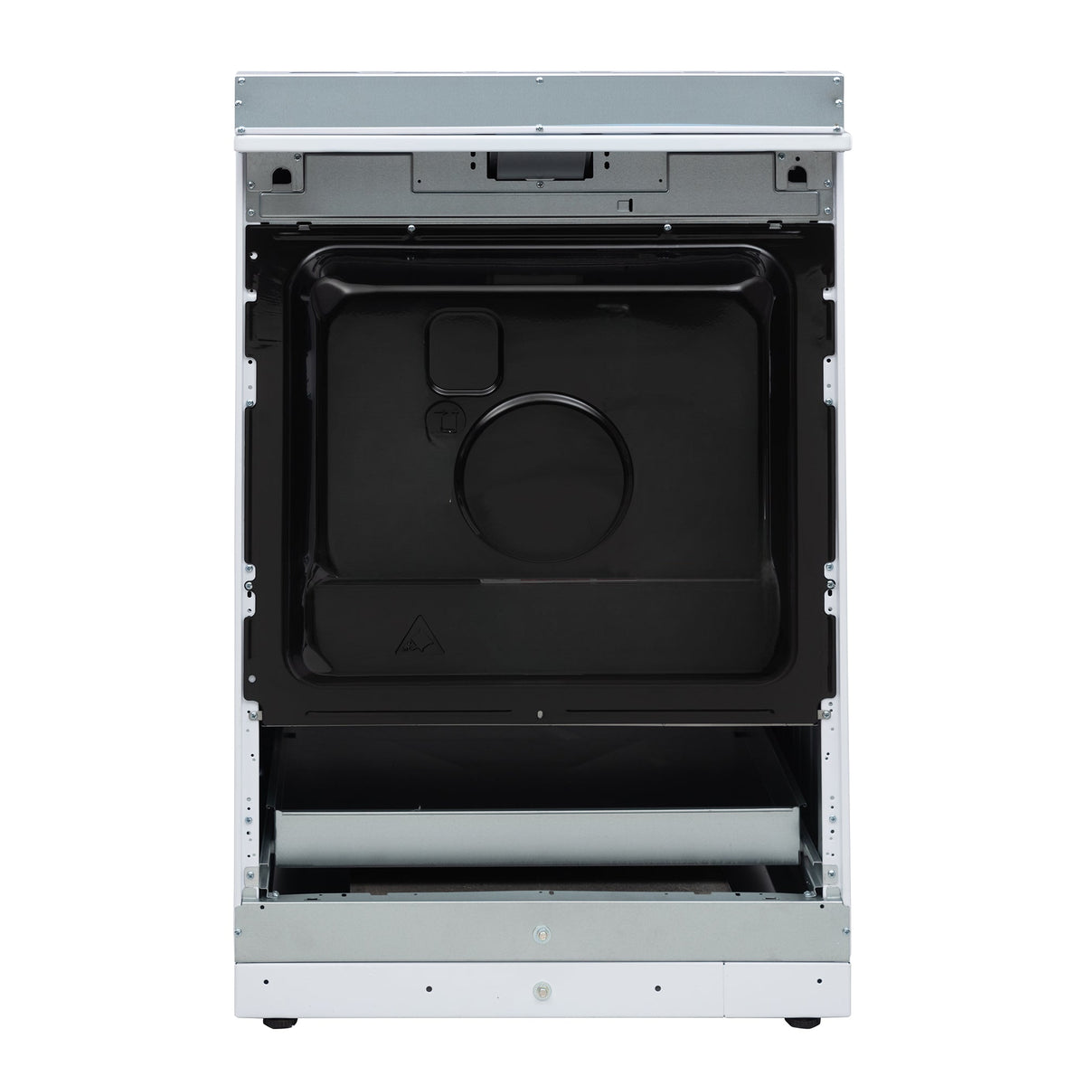 Equator 24 inch Electric Cooking Range 4 Ceramic Burner CONVECTION OVEN+AIR FRYER White