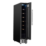 Equator 9 Bottles Wine Refrigerator 1-Zone Freestanding/Builtin 7 Color LED 110V