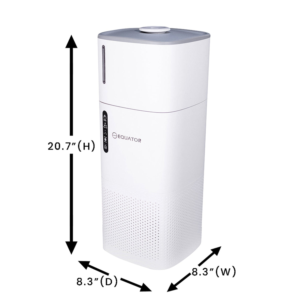 Equator HEPA Air Purifier Sterilizer Ionizer Humidifier PET Option 431sf 110V