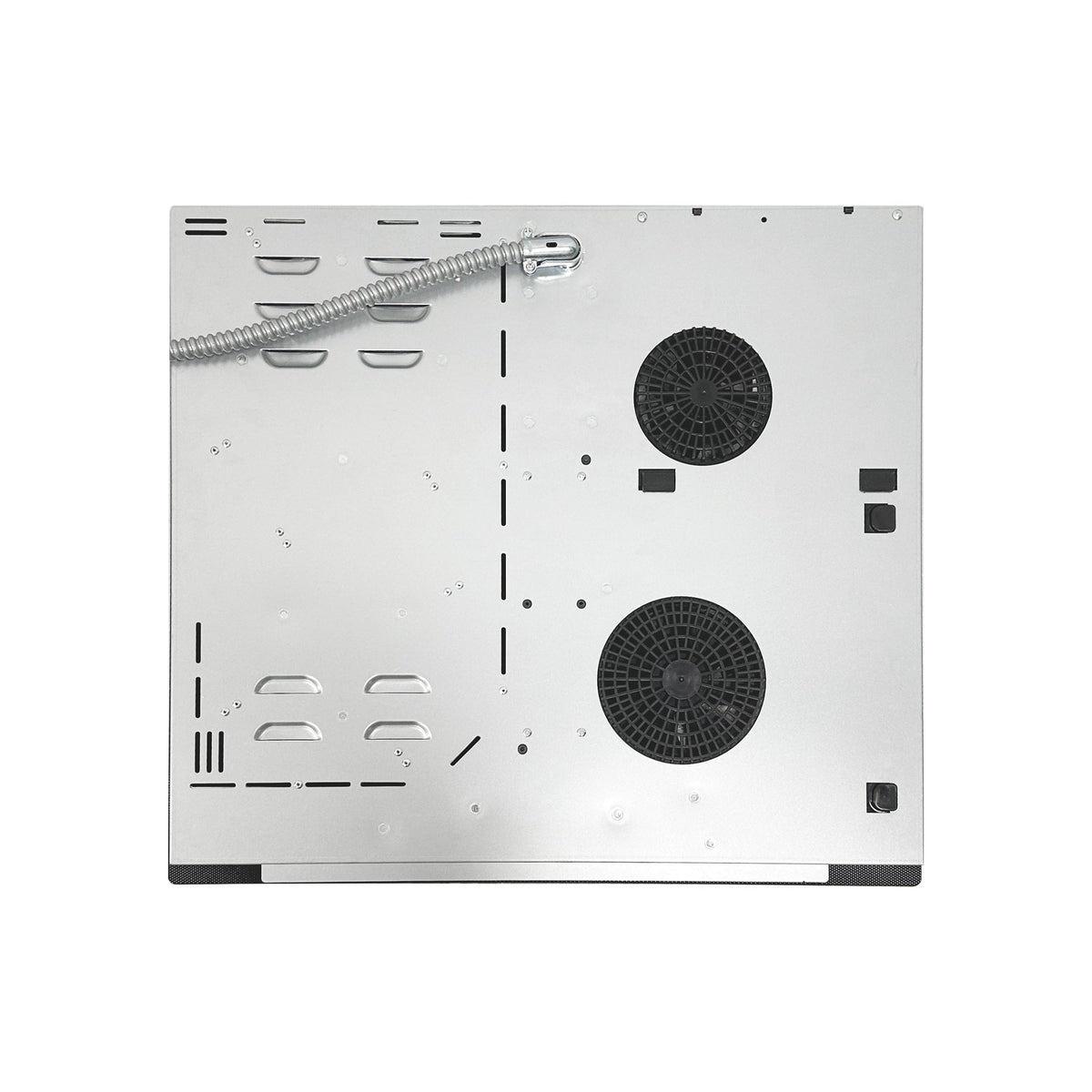 Placa de cocina híbrida eléctrica Equator de 24” – 4 quemadores de cerámica e inducción, 9 niveles de potencia, 220V