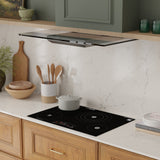 Placa de cocina híbrida eléctrica Equator de 30” – 4 quemadores (2 de inducción + 2 de cerámica), 9 niveles de potencia, 220V