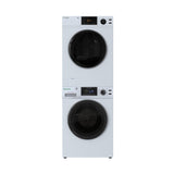 Equator ADVANCED STACK LAUNDRY 110V 26 Lb Washer 2.5cf+Vented Dryer 4cf 1 OUTLET