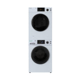 Equator ADVANCED STACK LAUNDRY 220V 26 Lb Washer 2.5cf+Vented Dryer 4cf 1 OUTLET