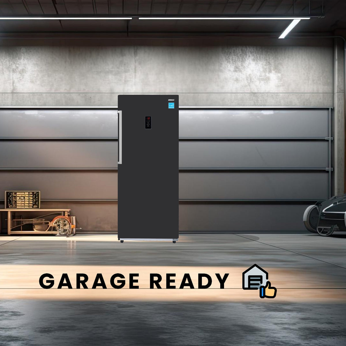 Congélateur vertical Conserv 14 pi³ CONVERTIBLE EN RÉFRIGÉRATEUR, prêt pour garage, certifié Energy Star, 28 po de large, 110 V