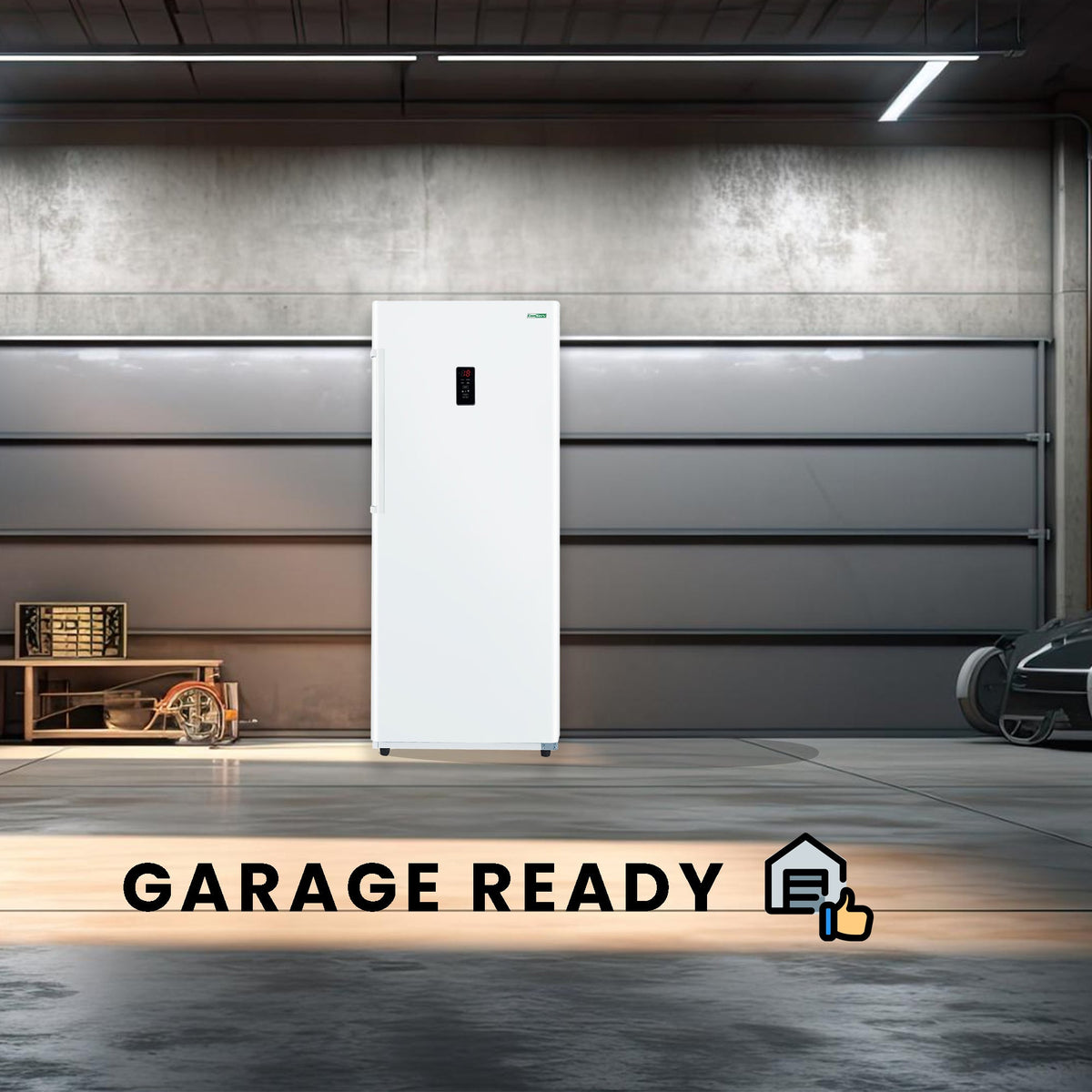 Congélateur vertical Conserv 14 pi³ CONVERTIBLE EN RÉFRIGÉRATEUR, prêt pour garage, certifié Energy Star, 28 po de large, 110 V