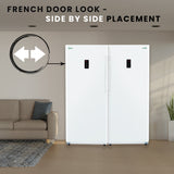 Congélateur vertical Conserv 14 pi³ CONVERTIBLE EN RÉFRIGÉRATEUR, prêt pour garage, certifié Energy Star, 28 po de large, 110 V