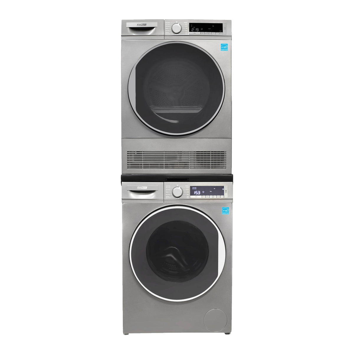 Conserv LUXE Stackable Washer Dryer Set – Compact 110V Washer & 220V Dryer for Apartments
