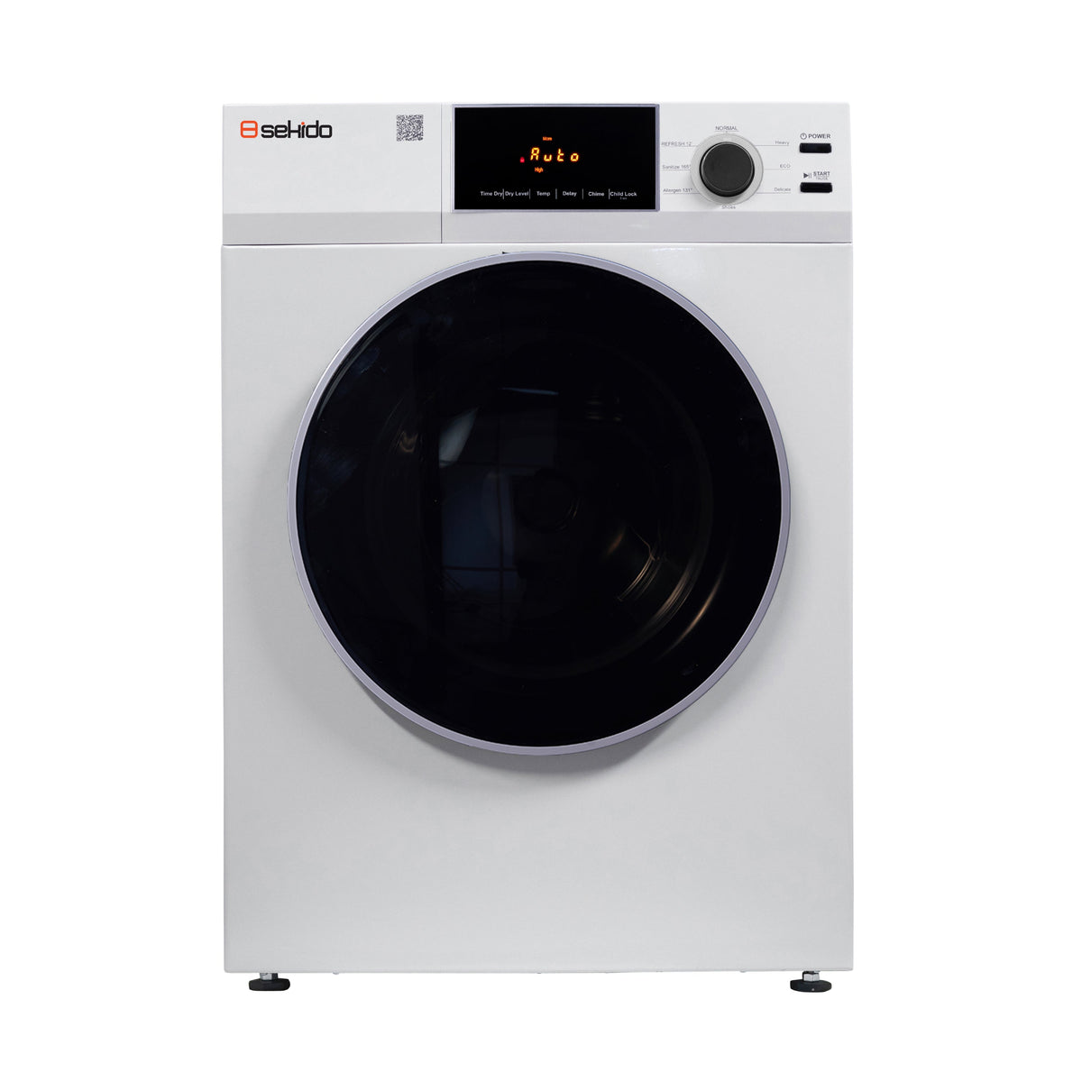 24 inch vented sensor dryer 110V with sanitize cycle and digital display