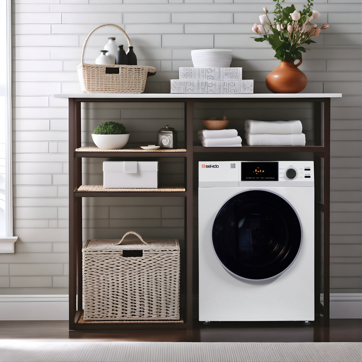 24" Vented Sensor Dryer — 4 cu. ft. / 18 lb, Sanitize Cycle, Touch Control, Digital Display, 110V