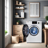 24" Vented Sensor Dryer — 4 cu. ft. / 18 lb, Sanitize Cycle, Touch Control, Digital Display, 110V