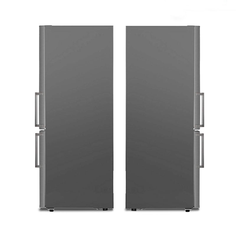 Conserv 11.5cf Tall Frost Free Ref-Freezer 24in Wine Rack E-Star 43dB Stainless