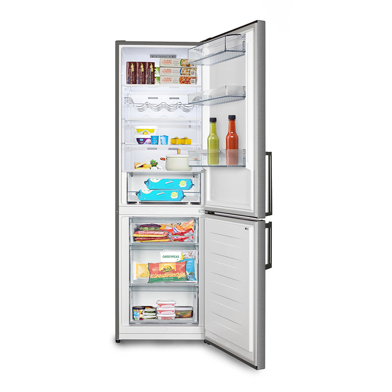 Conserv 11.5cf Tall Frost Free Ref-Freezer 24in Wine Rack E-Star 43dB Stainless