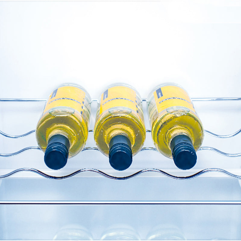 Conserv 11.5cf Tall Frost Free Ref-Freezer 24in Wine Rack E-Star 43dB Stainless